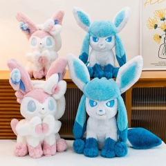40cm-80cm 2 Styles Pokemon Glaceon Cartoon Anime Plush Doll Toy