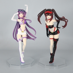2 Styles Date A Live Yatogami Tohka Tokisaki Kurumi Cartoon Anime PVC Figure