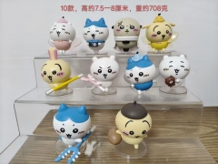 10PCS/SET 7-8cm Chiikawa Cartoon Anime PVC Figure