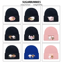 9 Styles Sanrio Sugarbunnies Cartoon Cap Anime Knitted Hat
