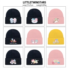 10 Styles Sanrio Little Twin Stars Cartoon Cap Anime Knitted Hat