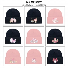 9 Styles Sanrio My Melody Cartoon Cap Anime Knitted Hat