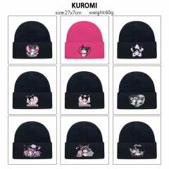 9 Styles Sanrio Kuromi Cartoon Cap Anime Knitted Hat