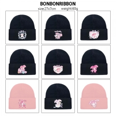 9 Styles  Sanrio BONBONRIBBON Cartoon Cap Anime Knitted Hat