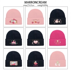 9 Styles Sanrio Marroncream Cartoon Cap Anime Knitted Hat