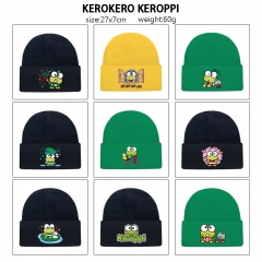10 Styles Sanrio KeroKero Keroppi Cartoon Cap Anime Knitted Hat