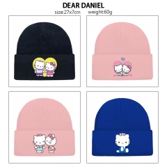 6 Styles Sanrio DEAR DANIEL Cartoon Cap Anime Knitted Hat