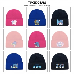 9 Styles Sanrio TUXEDOSAM Cartoon Cap Anime Knitted Hat