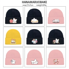 9 Styles Hanamaruobake Cartoon Cap Anime Knitted Hat