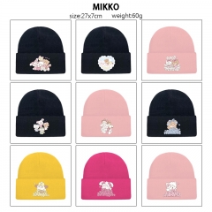 9 Styles Mikko Cartoon Cap Anime Knitted Hat