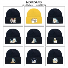 9 Styles Mofusand Cartoon Cap Anime Knitted Hat