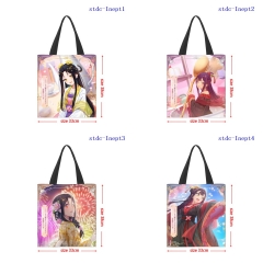 33*38cm 5 Styles Though I Am an Inept Villainess Cartoon Shopping Bag Canvas Anime Handbag