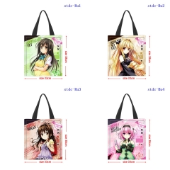 33*38cm 6 Styles To LOVE-Ru Cartoon Shopping Bag Canvas Anime Handbag