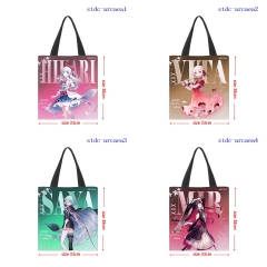 33*38cm 5 Styles Arcaea Cartoon Shopping Bag Canvas Anime Handbag