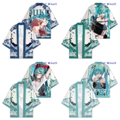 5 Styles Hatsune Miku Cartoon Anime Kimono Haori Cloak