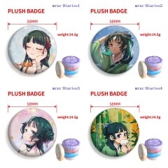 58mm 8 Styles The Apothecary Diaries Cartoon Plush Pin Anime Brooch