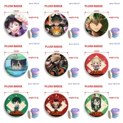 我的英雄学院My Hero Academia(Hero ) 防锈加高加厚毛绒胸章58mm