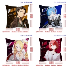 从零开始的异世界生活Re Zero Kara Hajimeru Isekai Seikatsu 方抱枕系列45*45cm