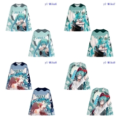 5 Styles Hatsune Miku Cartoon Anime Sweatshirt
