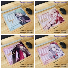arcaea 鼠标垫30X25x0.3CMs锁边 and 24X20X0.2CM 不锁边
