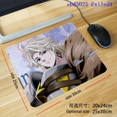 被放逐的重骑士用游戏知识开无双The Exiled Heavy Knight Knows How to Game the System（Exiled） 鼠标垫30X25x0.3CMs锁边 and 24X20X0.2CM 不锁边
