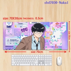 加油！中村同學！！Go for It, Nakamura!（Naka）  鼠标垫70x30/80x30/90x40x0.3 锁边