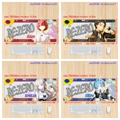 从零开始的异世界生活Re Zero Kara Hajimeru Isekai Seikatsu  鼠标垫70x30/80x30/90x40x0.3 锁边