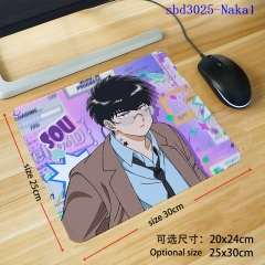 加油！中村同學！！Go for It, Nakamura!（Naka） 鼠标垫30X25x0.3CMs锁边 and 24X20X0.2CM 不锁边
