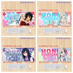 未闻花名Anohana（Anohana）  鼠标垫70x30/80x30/90x40x0.3 锁边