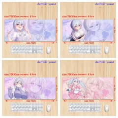 弱弱老师Yowayowa Sensei（yowa） 鼠标垫70x30/80x30/90x40x0.3 锁边