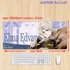 被放逐的重骑士用游戏知识开无双The Exiled Heavy Knight Knows How to Game the System（Exiled）  鼠标垫70x30/80x30/90x40x0.3 锁边