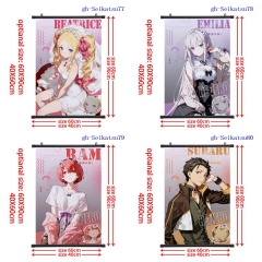 从零开始的异世界生活Re Zero Kara Hajimeru Isekai Seikatsu） 挂画60x90/ 40X60CM