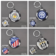 5 Styles Football Star Cartoon Anime Keychain
