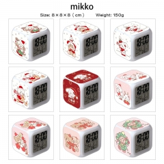 mikko 动漫方形闹钟