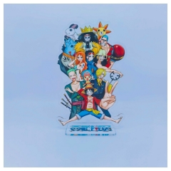 One Piece Cartoon Anime Acrylic Standing Plates