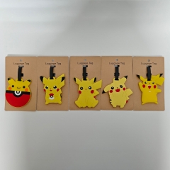 10CM 5 Styles Pokemon Pikachu Cartoon Anime Pendant