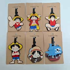10CM 6 Styles One Piece Cartoon Anime Pendant