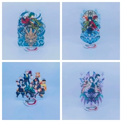 4 Styles Demon Slayer: Kimetsu no Yaiba Cartoon Anime Acrylic Standing Plates