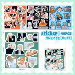 STRAYKIDS迷你专辑THISTHAT周边DIY贴纸贴画BANGCHAN人形贴纸方灿