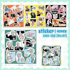 40贴STRAYKIDS迷你十辑周边贴纸FELIX李龙馥手账贴纸明星贴画DIY
