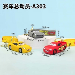 卡通动漫可爱汽车总动员钥匙扣包包挂件地摊批发抓娃娃机礼品批发