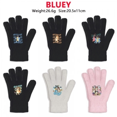 10 Styles Bluey Cartoon Anime Warm Winter Gloves