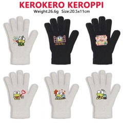 10 Styles Sanrio KeroKero Keroppi Cartoon Anime Warm Winter Gloves
