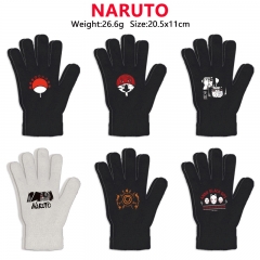 9 Styles Naruto Cartoon Anime Warm Winter Gloves