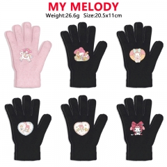 9 Styles Sanrio My Melody Cartoon Anime Warm Winter Gloves
