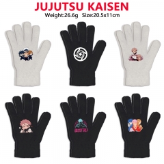 9 Styles Jujutsu Kaisen Cartoon Anime Warm Winter Gloves