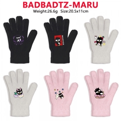9 Styles Sanrio BADBADTZ-MARU Cartoon Anime Warm Winter Gloves