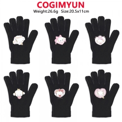 10 Styles Sanrio Cogimyun Cartoon Anime Warm Winter Gloves