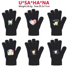 9 Styles Sanrio U*SA*HA*NA Cartoon Anime Warm Winter Gloves