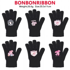 9 Styles Sanrio BONBONRIBBON Cartoon Anime Warm Winter Gloves